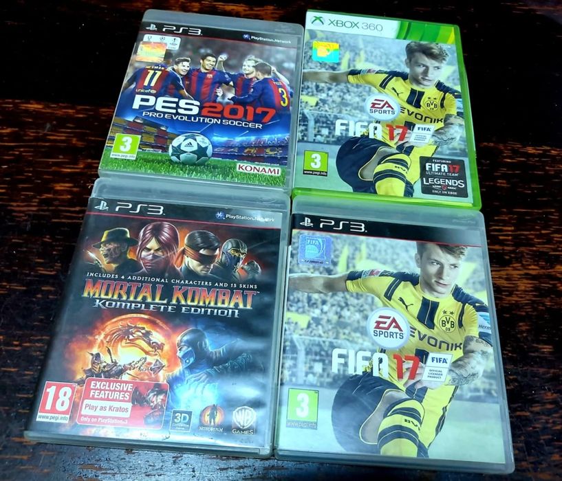 PES 17/FIFA 17 Mortal Kombat Ps3/Xbox 360