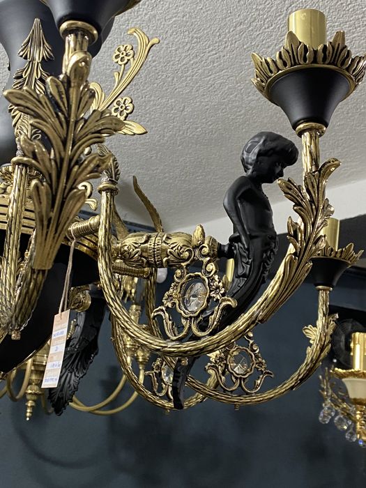 Candelabru bronz masiv/8brate/