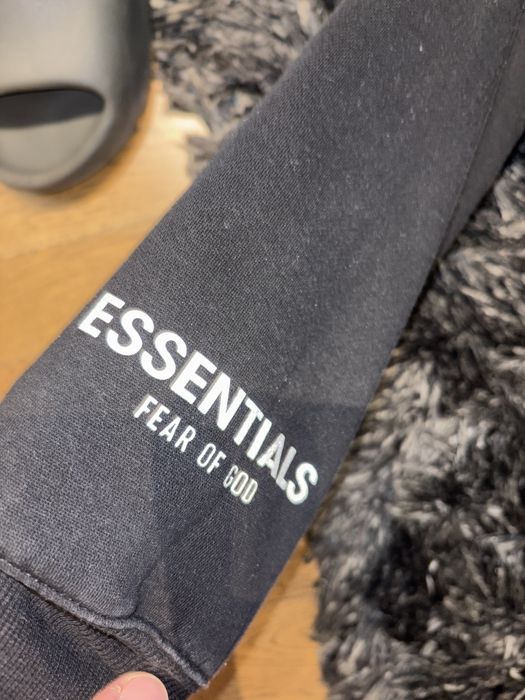 black Essentials hoodie