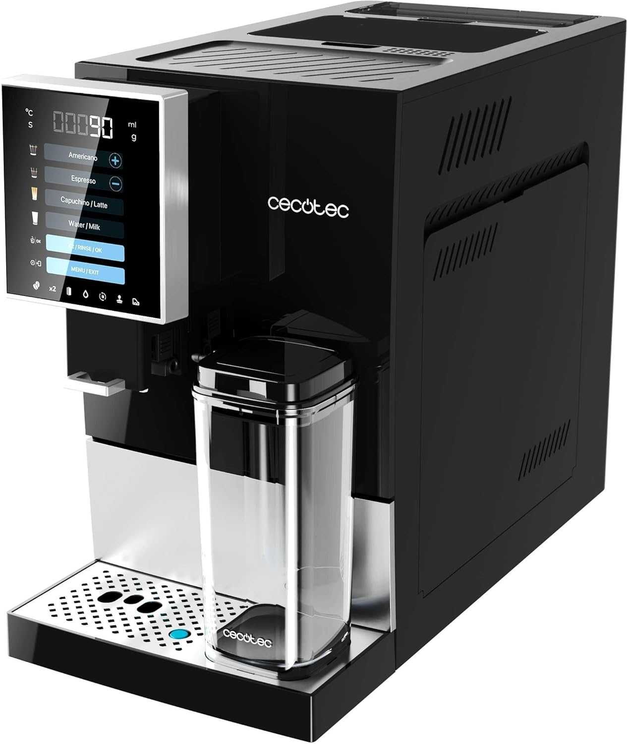 Кафеавтомат Cecotec Cremmaet Compactccino (Черно Сребро) 1350W
