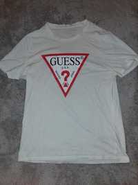 Tricou guess M alb