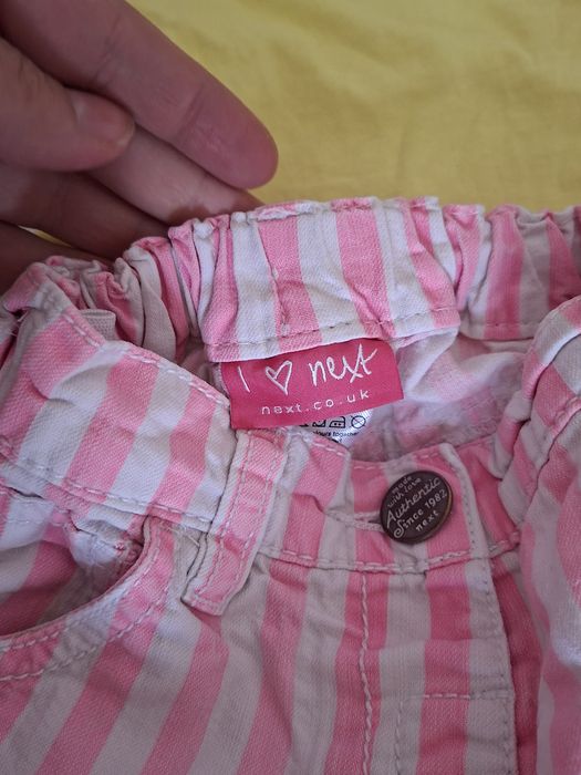 Комплект от къси панталони/дънки с близки, лято, 2-3 години Некст