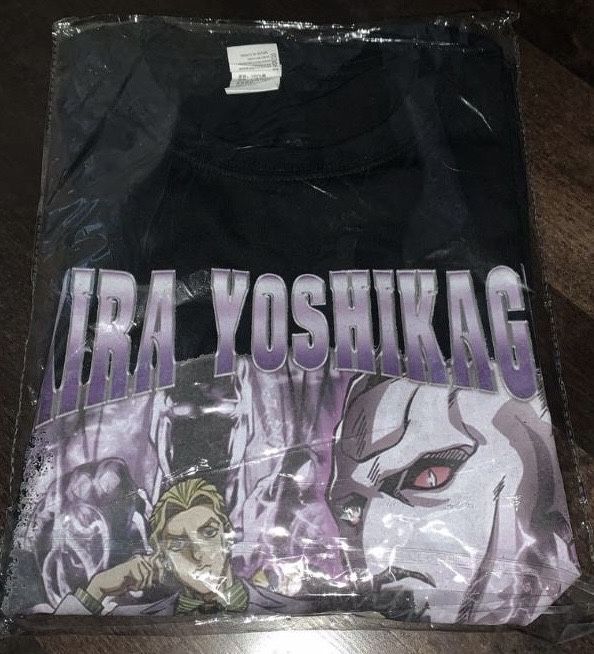 Продам новую черную футболку JoJo Kira Yoshikage