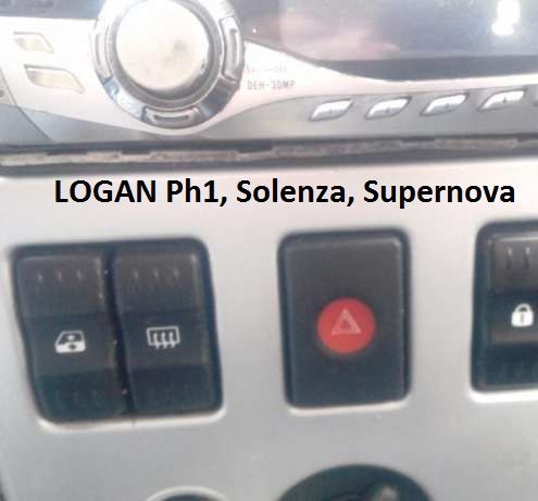 Buton geam impuls confort - toata gama Dacia si Renault