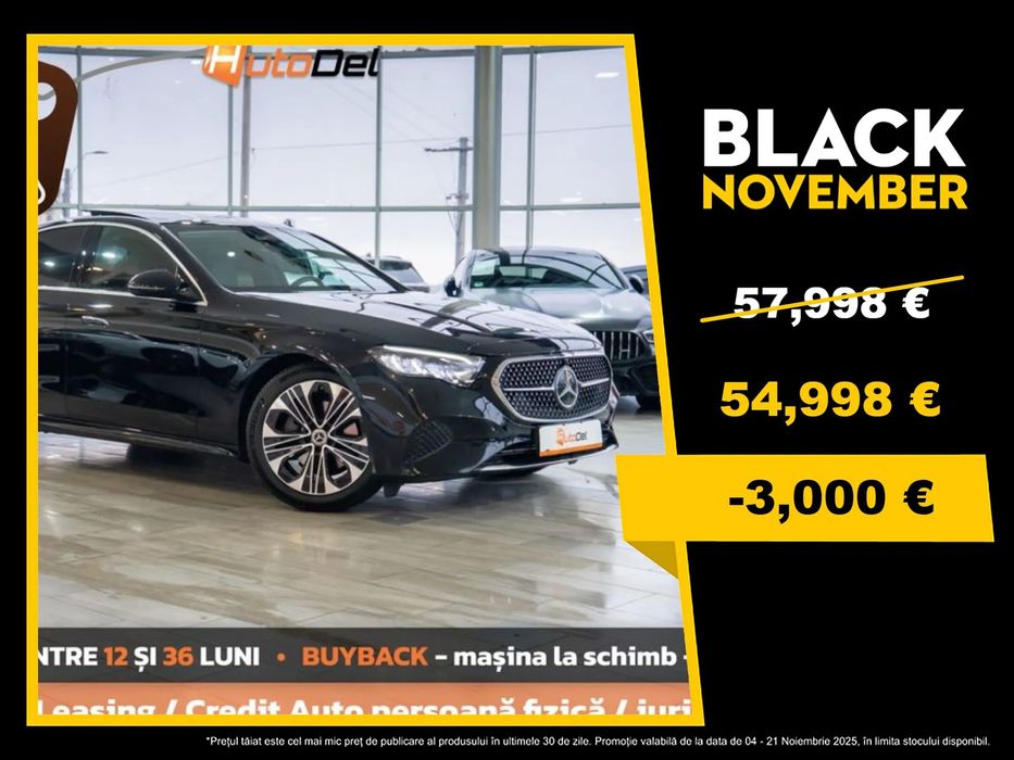 Mercedes-Benz E E-class w214 / Cameră / Panoramic / Volan încălzit / MBUX