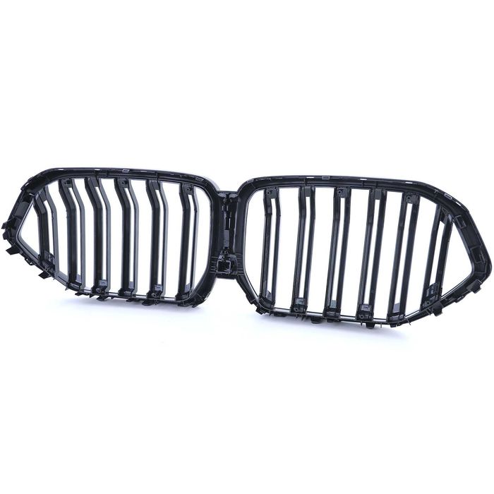 Grile Nari Duble M BMW X6 G06 2019+  Negru Lucios, Compatibil Camera