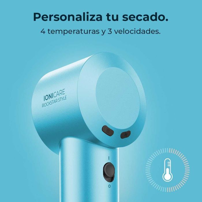 Сешоар Cecotec IoniCare RockStar Style, 1500 W, 110000 об/мин. Син