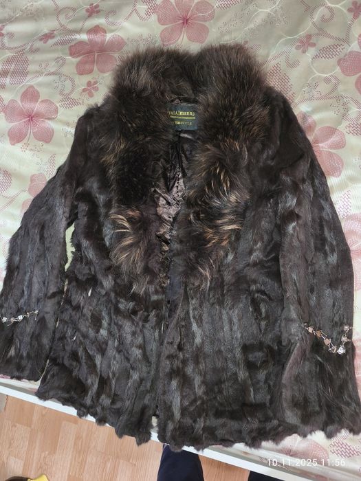 Шуба из кролика xl