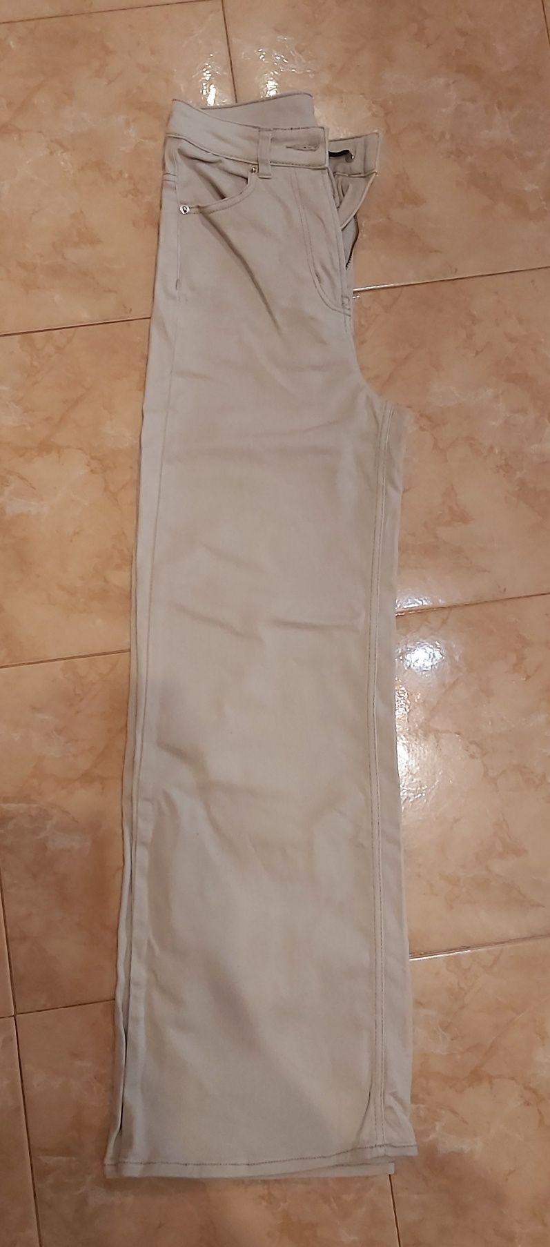 Дамски дънки широк крачол H&M