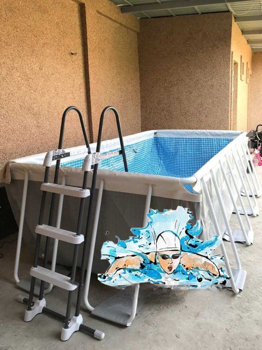 Каркасный бассейн Prism Frame 400 x 200 см INTEX