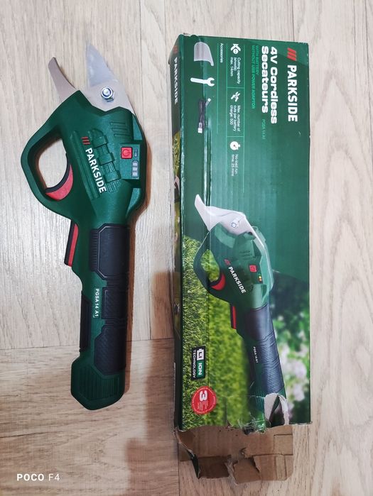 Акумулаторна градинска ножица Parkside pgsa 14 a1