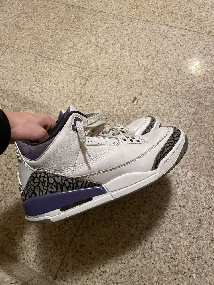 Jordan 3 Dark Iris 42.5 номер