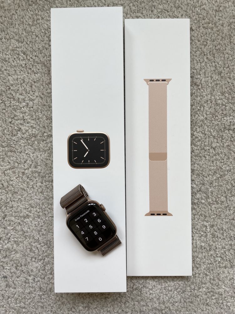 Apple Watch 5 Stainless Steel Gold LTE+GPS