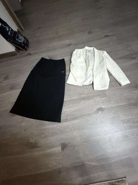 Пиджак и юбка джинсы