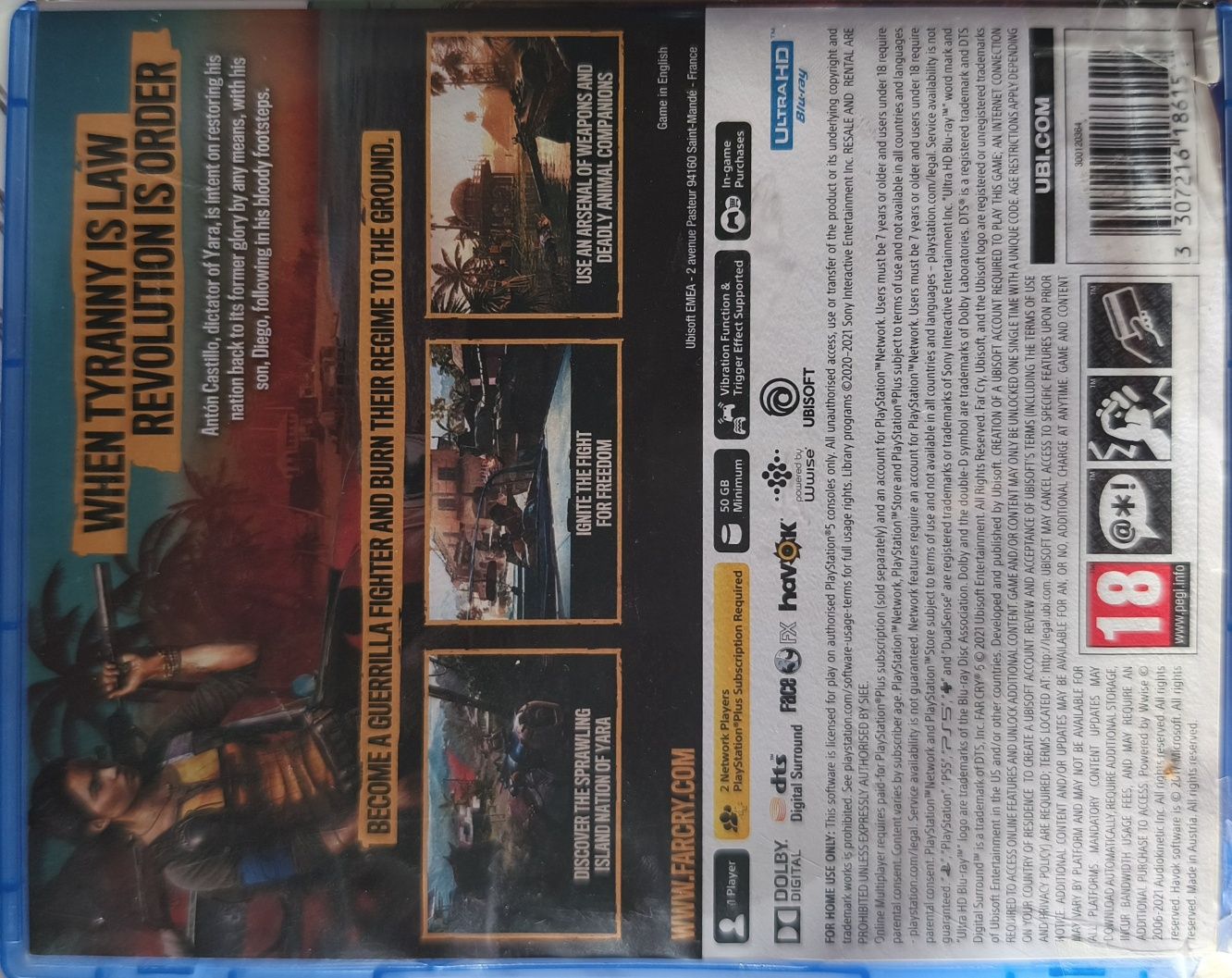 Диск на Playstation 5 Farcry 6
