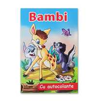 Carte pentru copii Bambi cu Autocolante