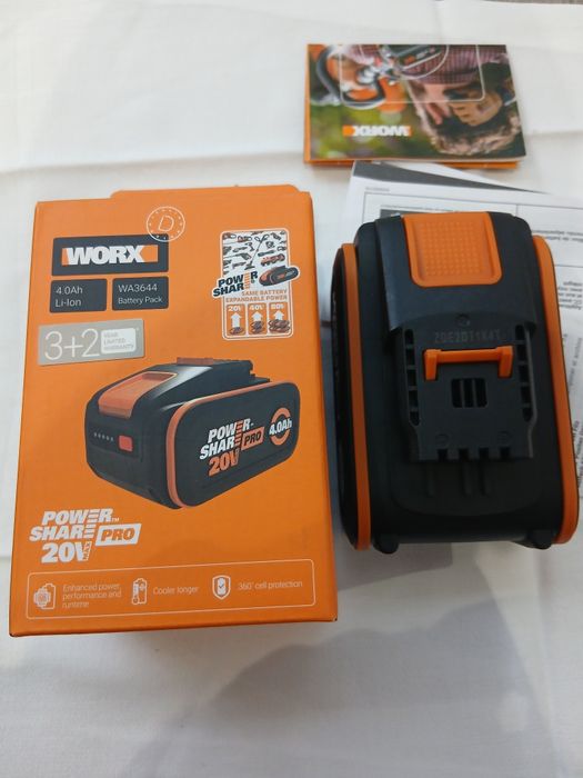 Acumulator Worx 20V/ 4.0 Ah