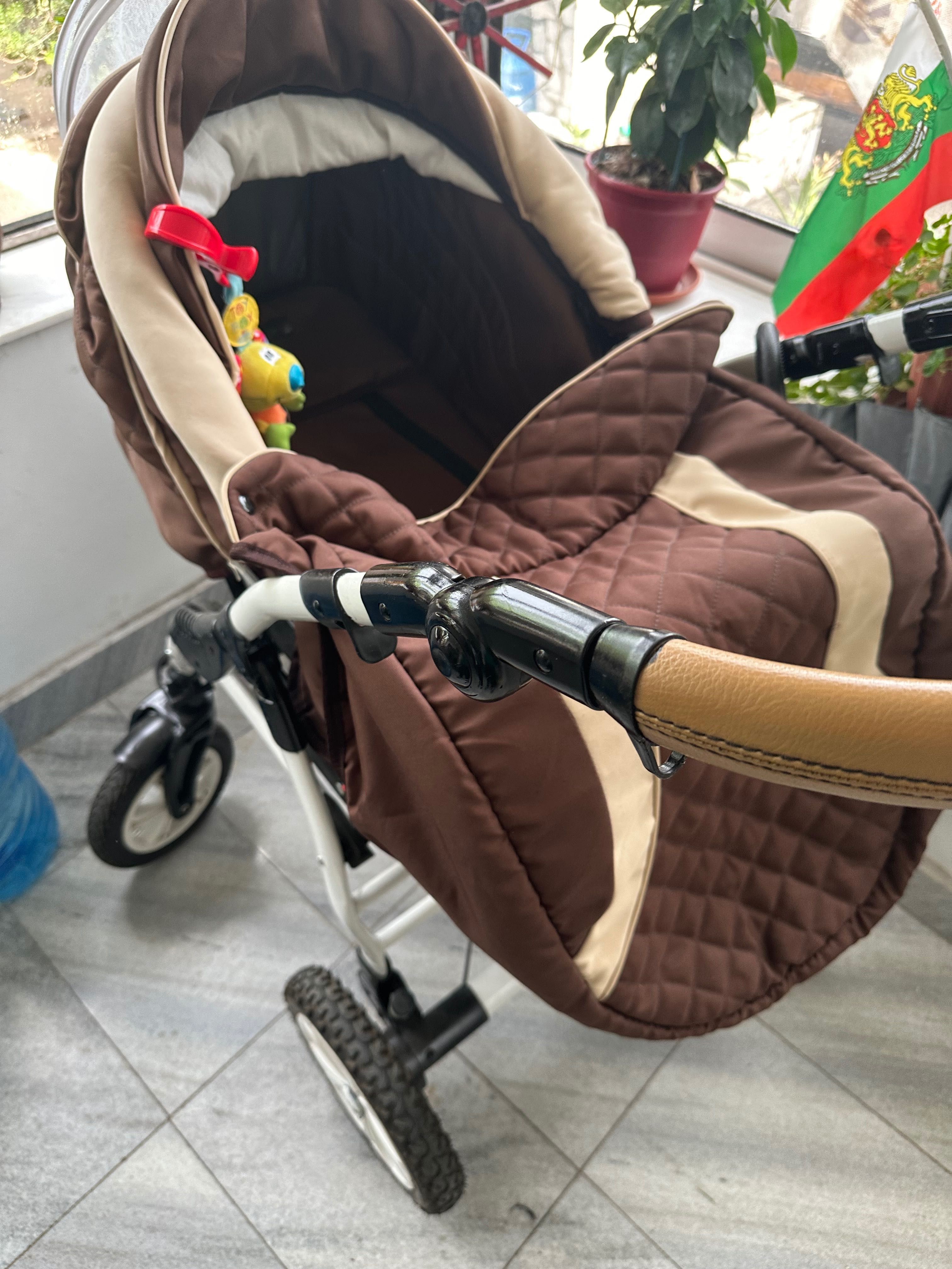 Бебешка количка Gusio Carrera 2в1