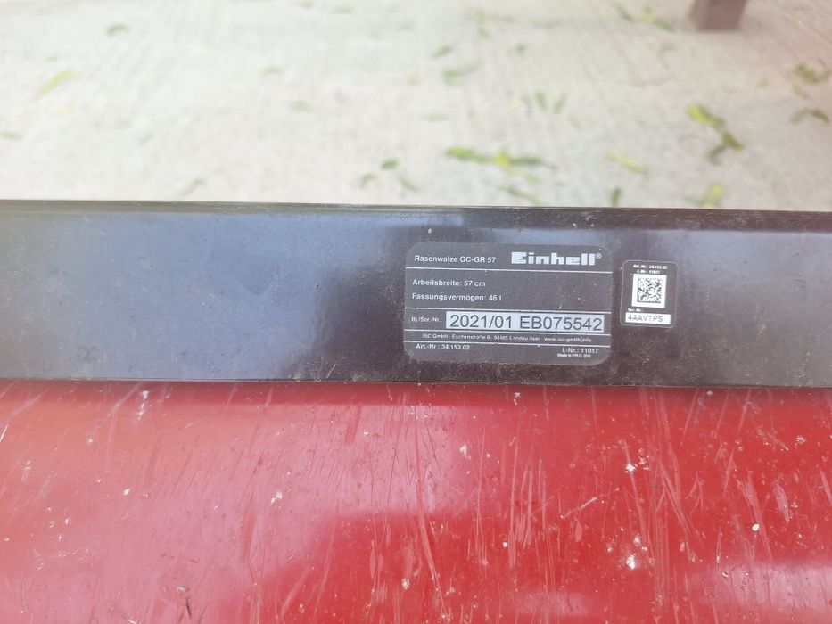 Tavalug gradina Einhell GC-GR 57, latime 57 cm, 32 cm diametru