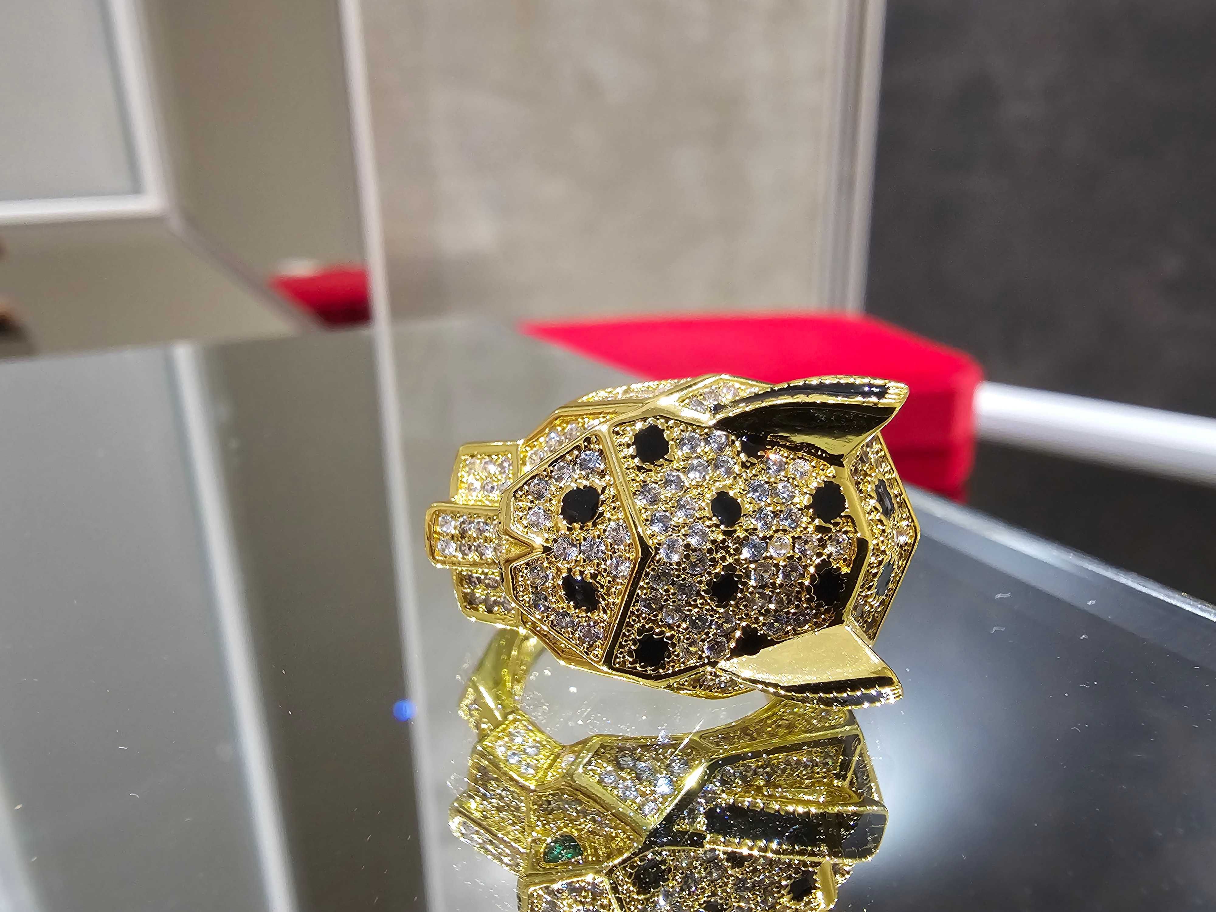 CARTIER Panthere de Cartier Big Gold Diamonds Пръстен