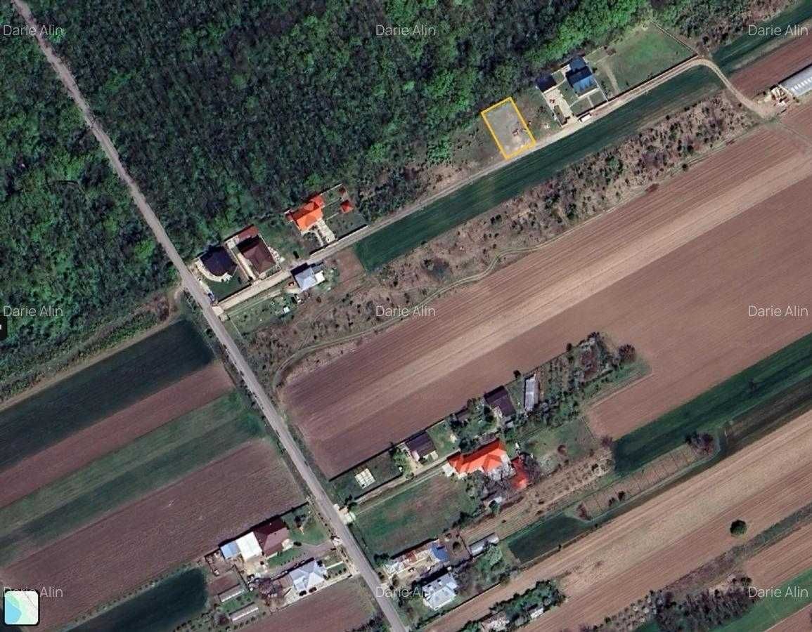 Teren 600 mp lângă pădure, 18 m deschidere, Tantava – Giurgiu