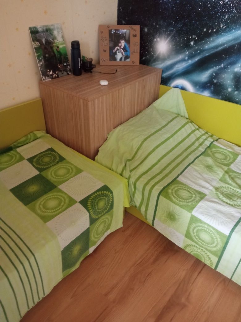 Детски ъглови легла с ракла