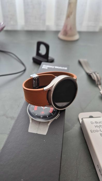 Smartwatch Samsung Watch 5 PRO + bratara extra + dock incarcare