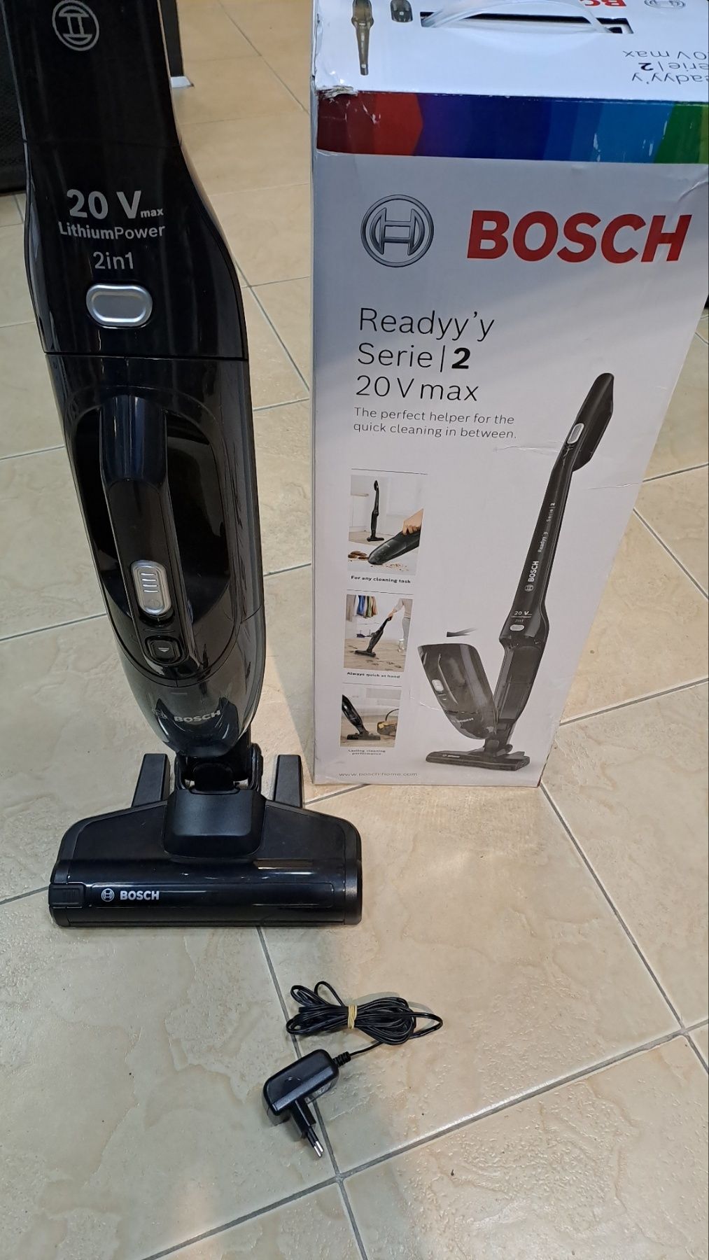 BOSCH Readyy'у serie2 ,20V безкабелна акомулаторна прахосмукачка-300лв