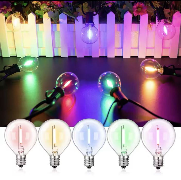 Ghirlanda luminoasa LED color exterior / interior terase 15m /25 bec