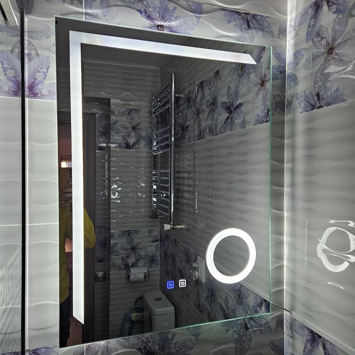 Oglinda baie iluminare led 60 x 80