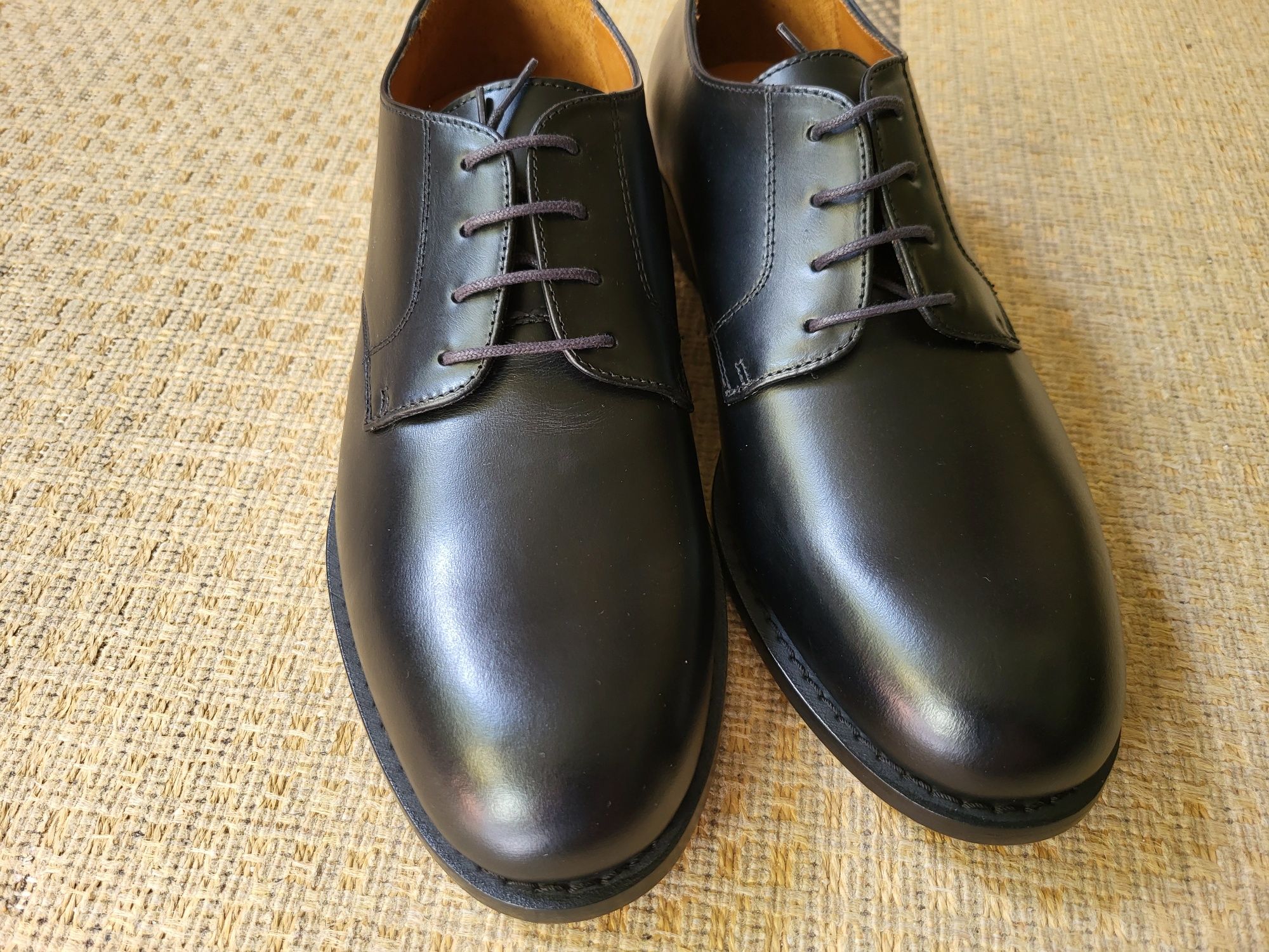 Pantofi negri din piele Brooks Brothers noi măsura 9 1/2 D