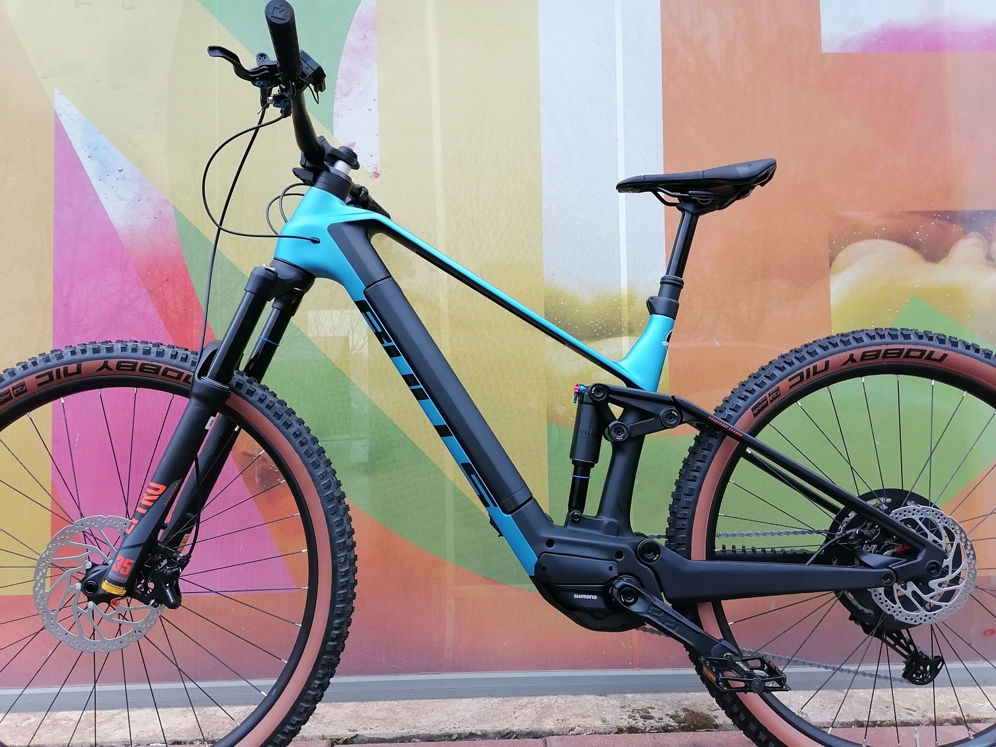 Нов Електрически Карбонов  BULLS*29*Рамка-Л*750watta батерия*Shimano