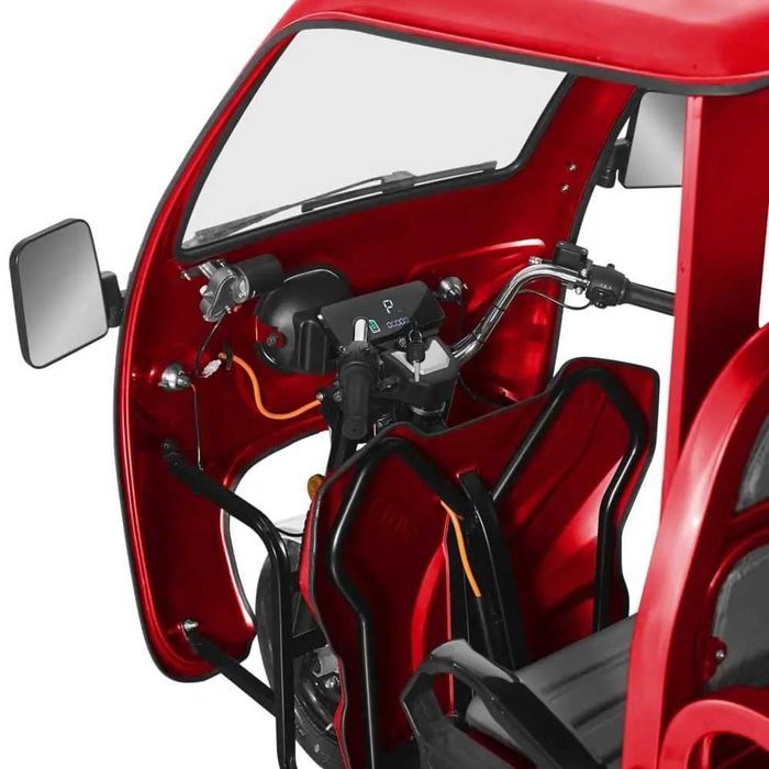 Triciclu Electric cu Cabină, Fără Permis – 3900W, 72V, 45Ah
