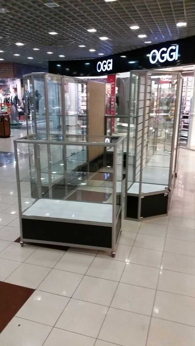 Прилавок витрина, стеклянная, metal oynaly vitrina va prilavkalar