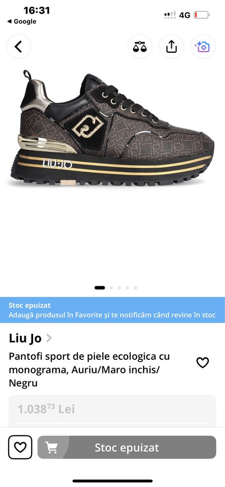 Sneakers Liu Jo stare foarte buna
