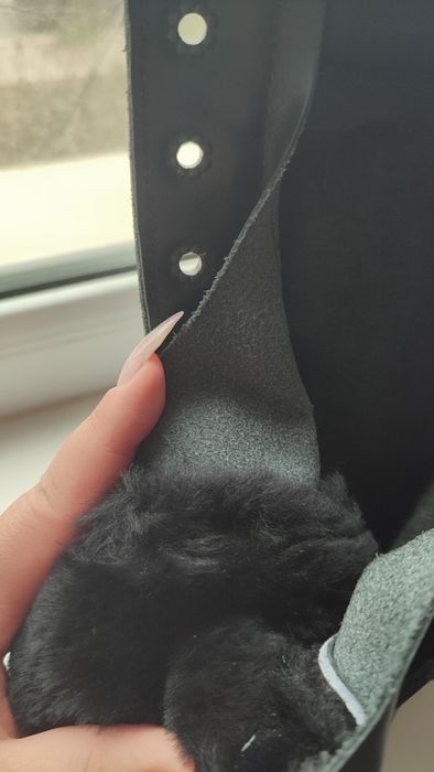 Зимние Берцы, чистая кожа