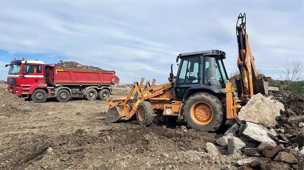 Ridic moloz , demolam case , garaje! Cu camion si buldoexcavator!