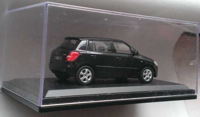 Macheta Skoda Fabia 2 (negru) - Abrex 1/43