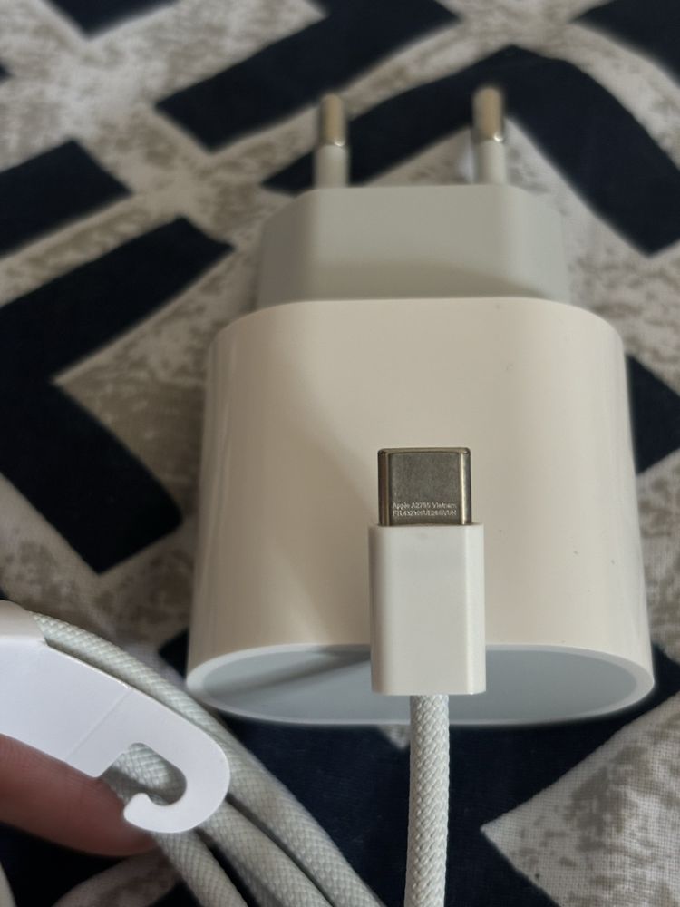 зарядка айфон 15 шнур адаптер 20w кабель type-c головка iphone