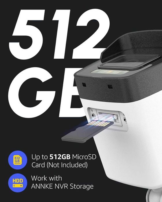 ANNKE 12MP камера за видеонаблюдение, разпознаване на хора,