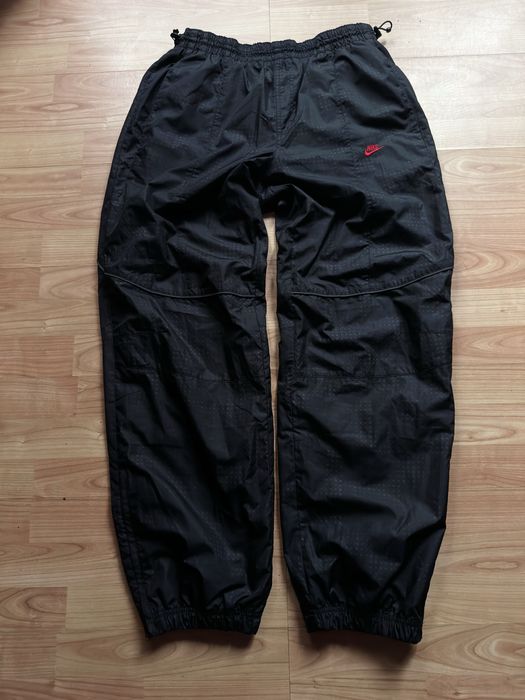 Pantaloni track pants jogger sweats parachute Y2K drill Nike black