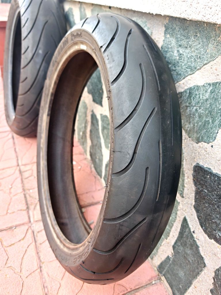 Мото гуми Michelin 160/60 17 и 120/70 17 dot18