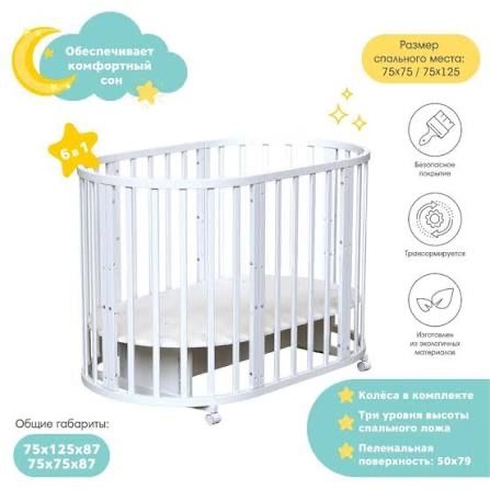 Детская кровать-трансформер 6в1: максимум удобства и функциональности