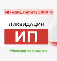 Закрытие ИП. ИП жабу 5000 тг. Отчет