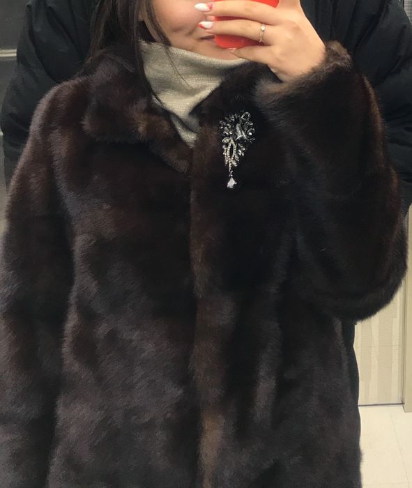 Норковая шуба в хорошем состояние