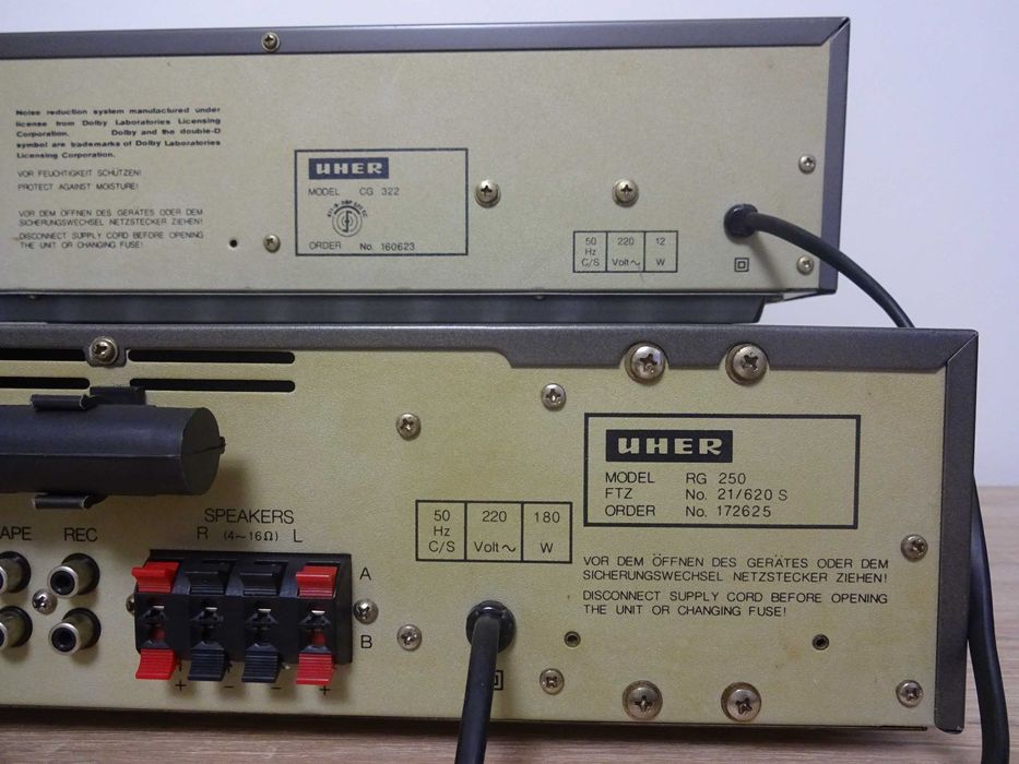 Linie Uher amplificator receiver si deck