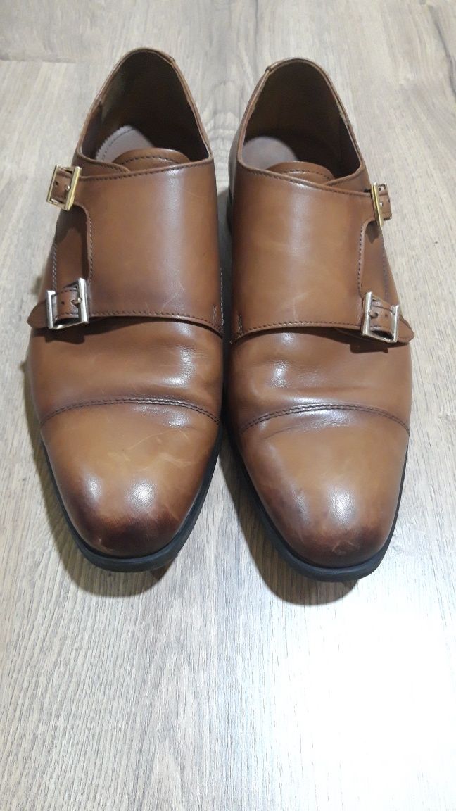 Pantofi  MONK piele barbati ZARA