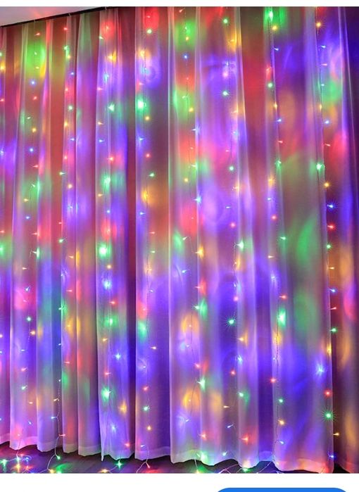 Perdea lumini Craciun