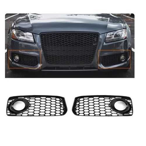 Grila proiector AUDI A5 (8T) Pre-Facelift (2007-2011) S-Line NEAGRA