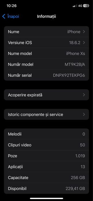 Vand/Schimb Iphone XS 256
